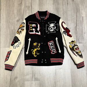 Reason Varsity Letterman Jacket Small